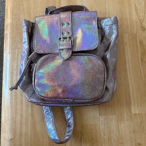 Target Iridescent Holographic Backpack NWOT
